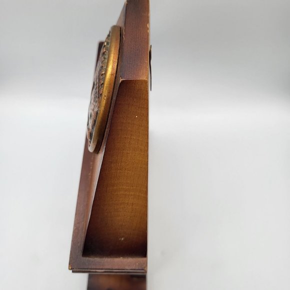 Vintage Verdun France Wood House Barometer 8 1/2" Tall - Picture 7 of 8